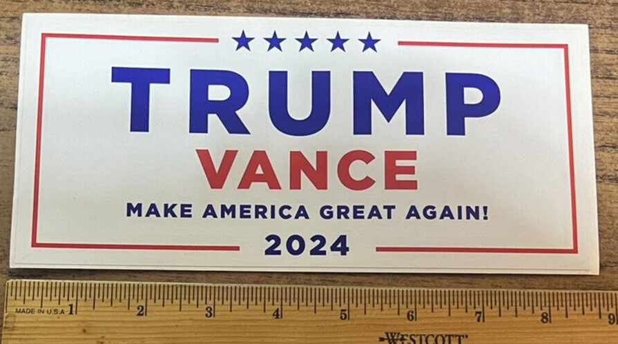 TRUMP VANCE 2024 Bumper Sticker