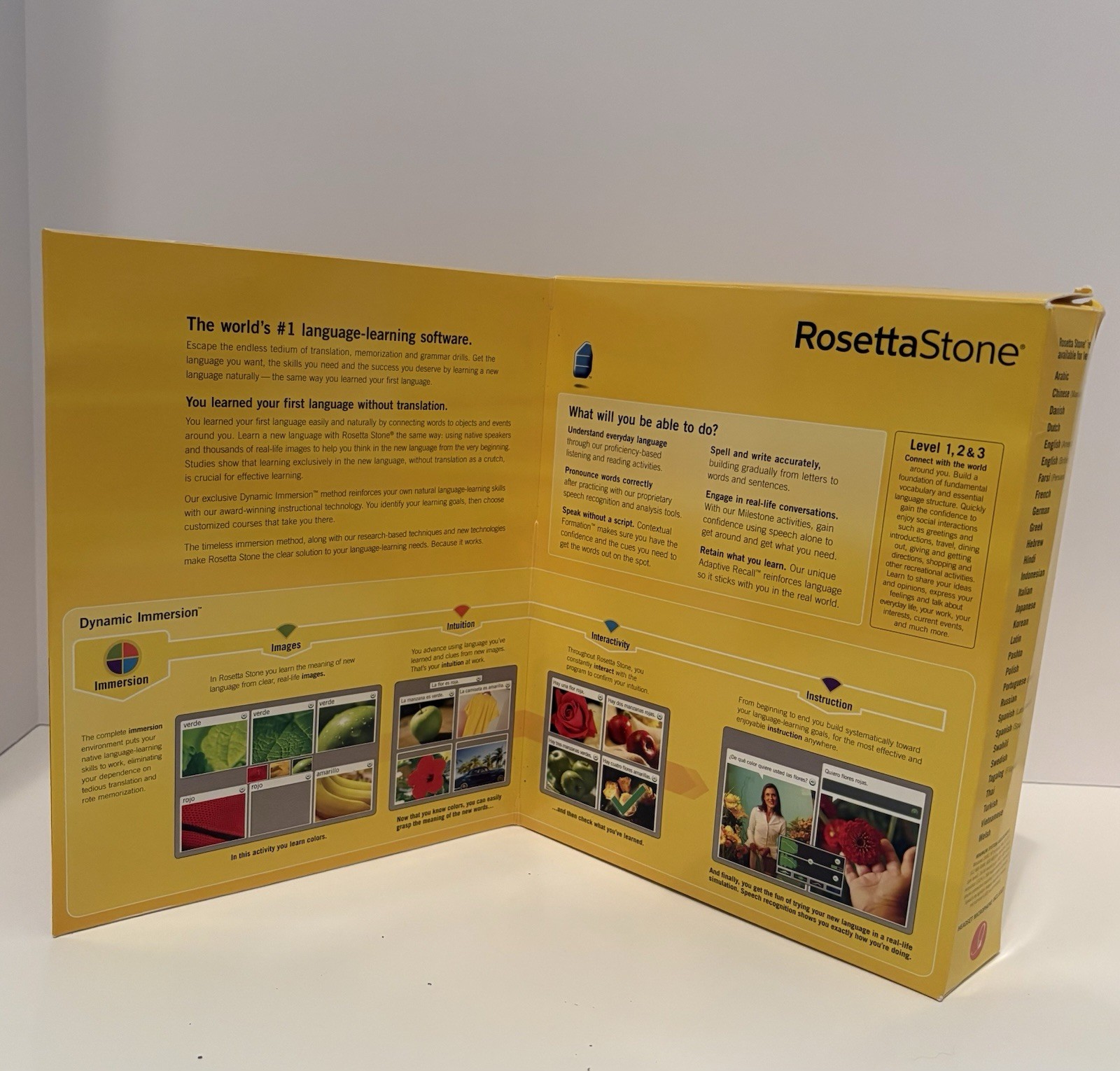 Rosetta Stone, Italian, Level 1-3, Version 3, WIN/MAC CD-ROM, Personal Edition
