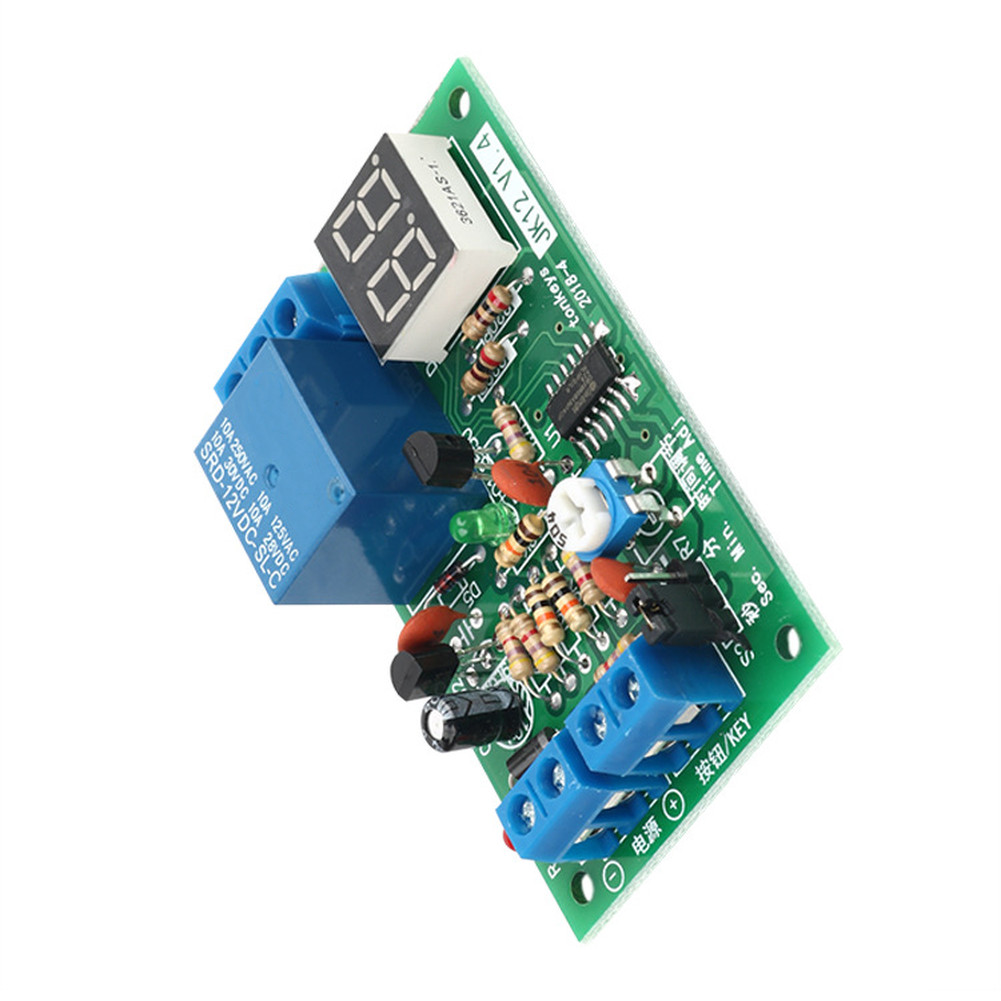 12V Time Delay Relay Real-time Countdown Display Lighting Delay Control