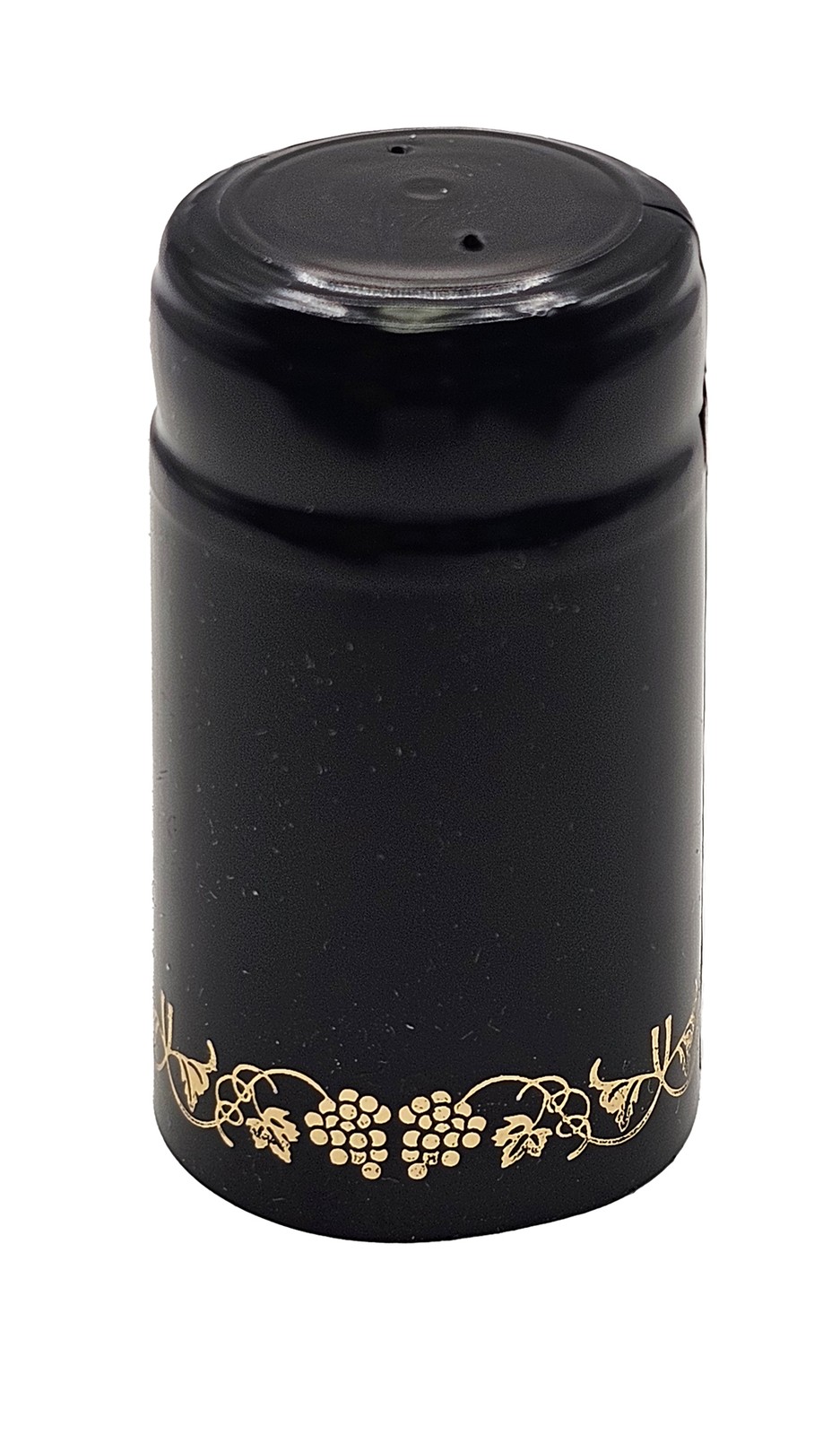Home Brew Ohio Black With Gold Grapes PVC Shrink Capsules 30 count