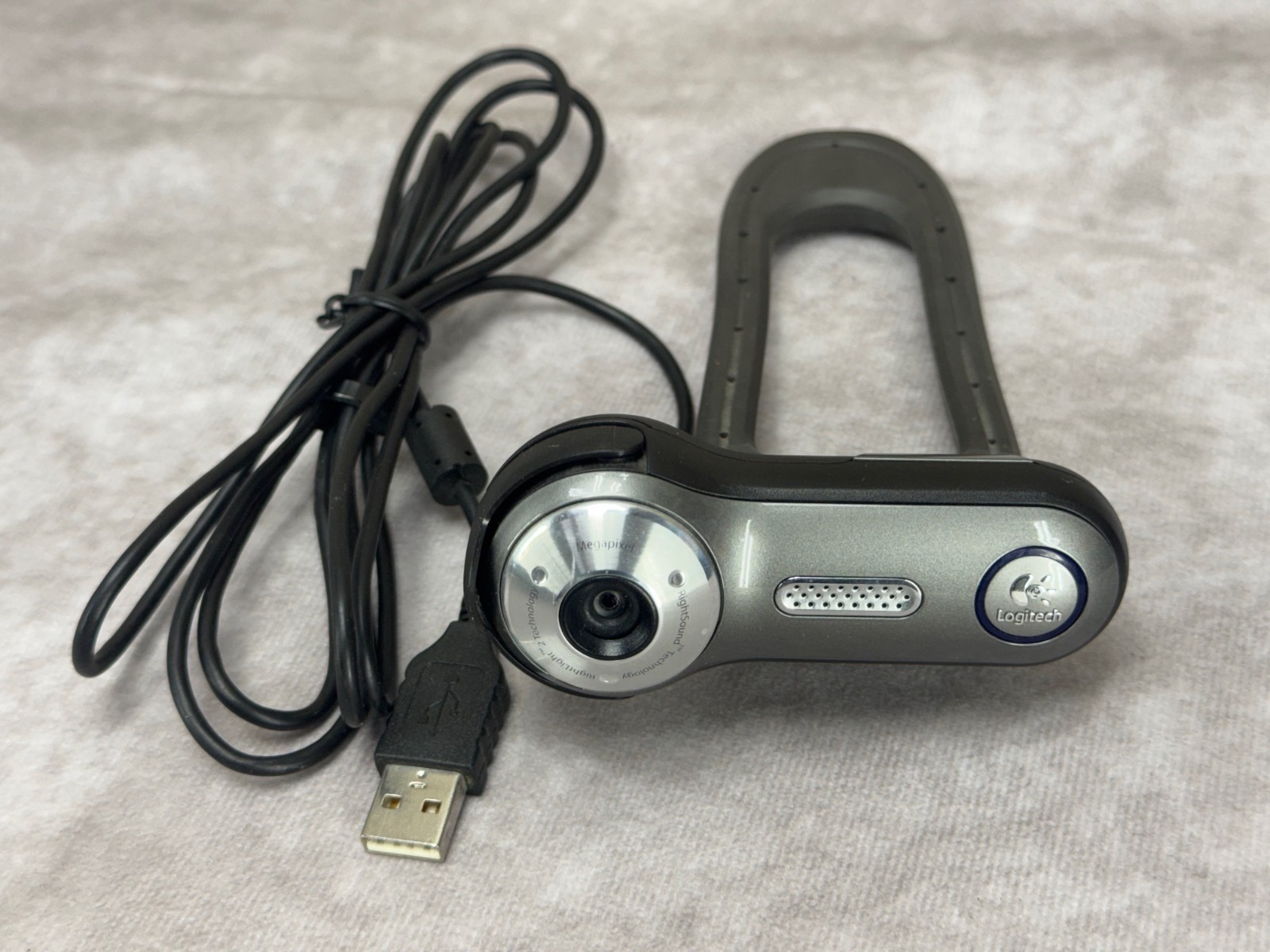 Logitech Fusion 1.3 MP Webcam Camera, Model V-UAR33, P/N 861196-0000, WORKS