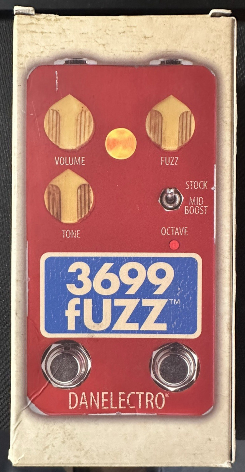 Danelectro 3699 Fuzz Guitar Effects Pedal in Box