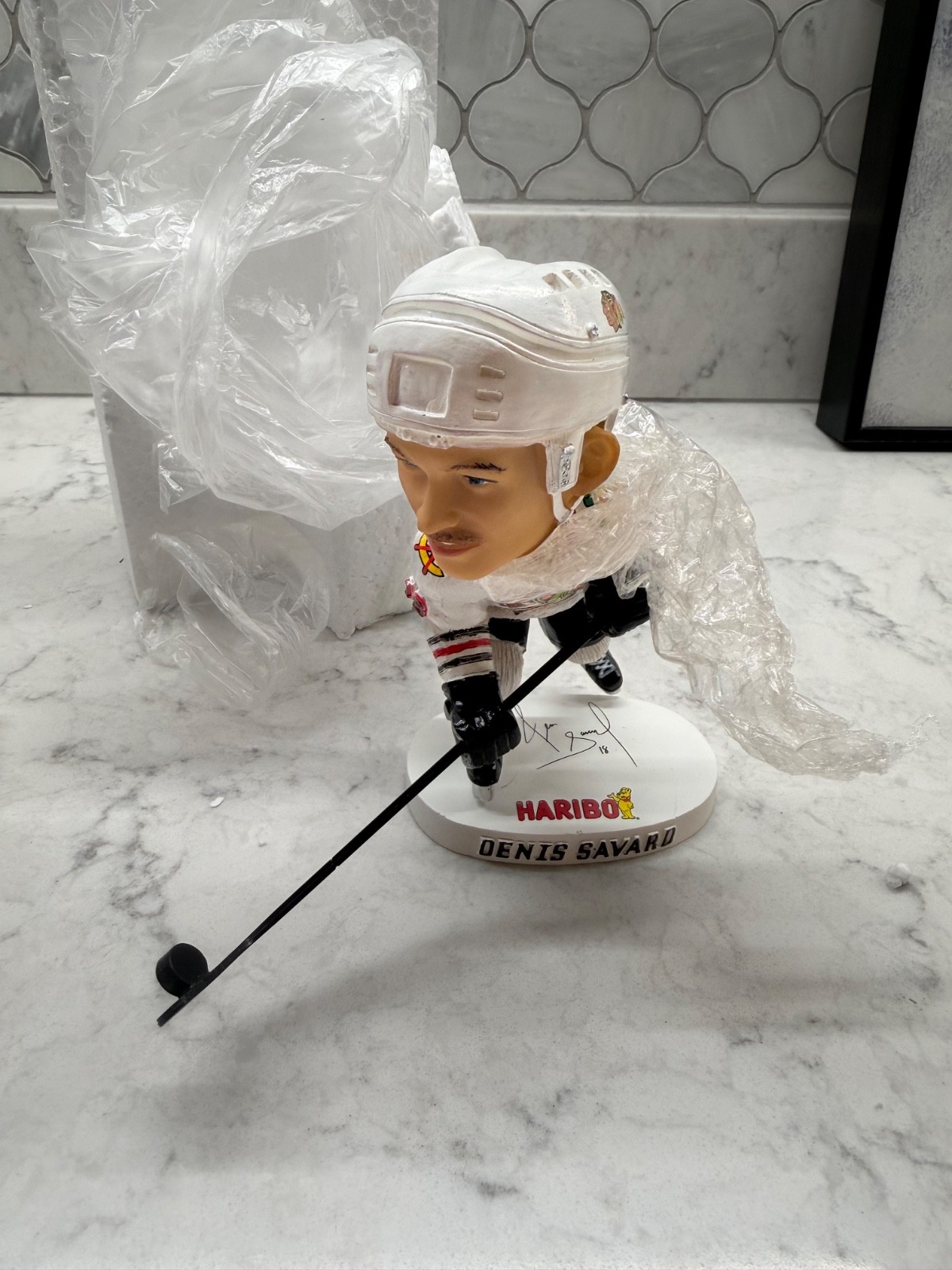 Denis Savard Spin O Rama Bobblehead - In Original Packaging