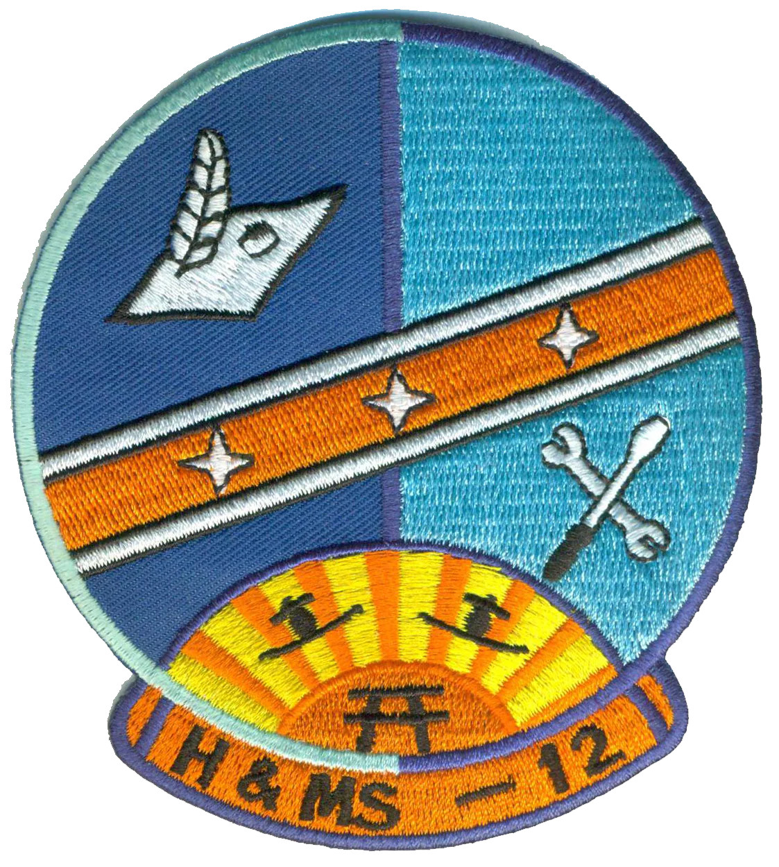 Officially Licensed USMC H&MS-12 Japan DET Patch