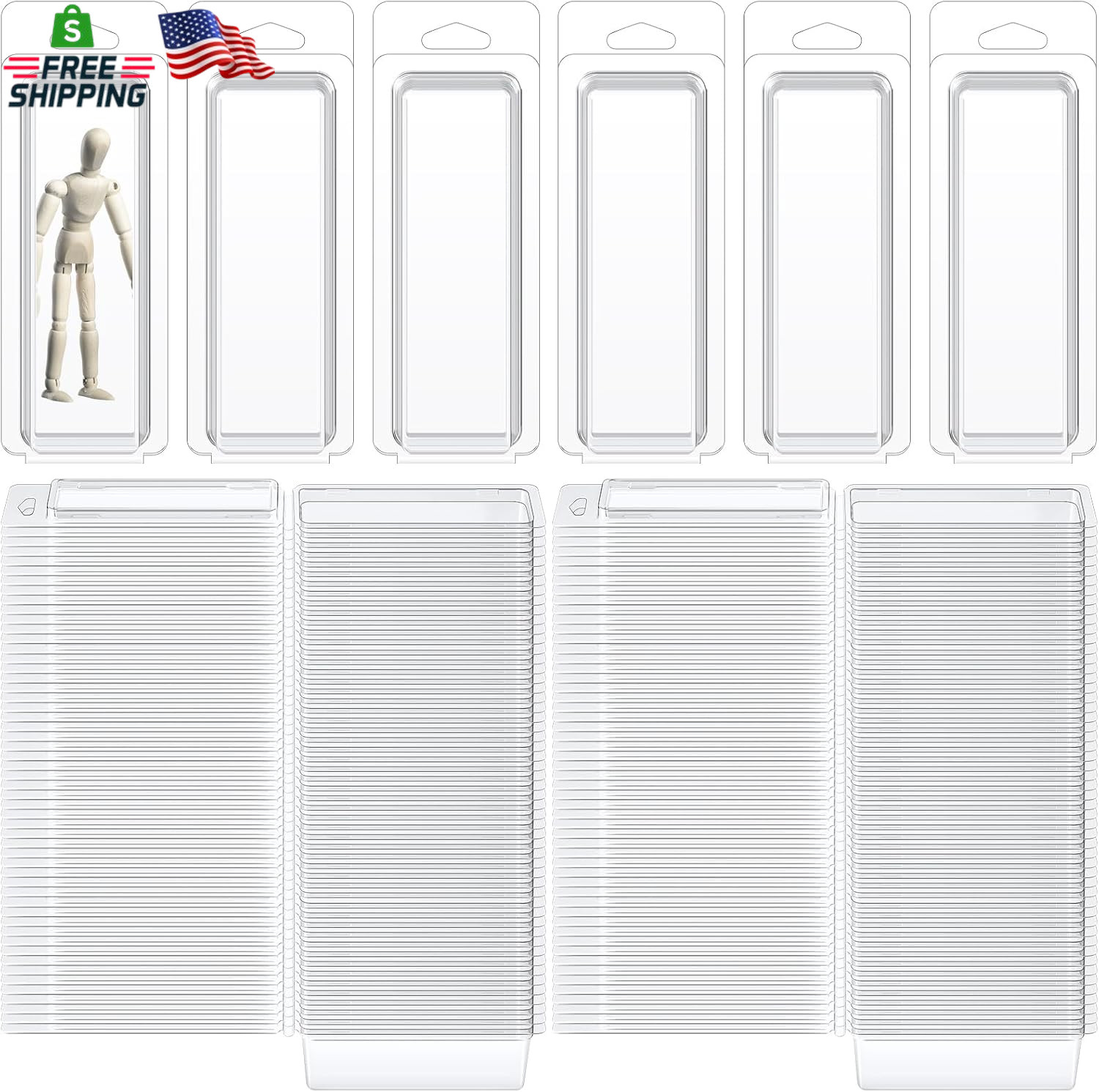 Wesiti Plastic Blister Clamshell Protective Case Action Figure Display Protectiv