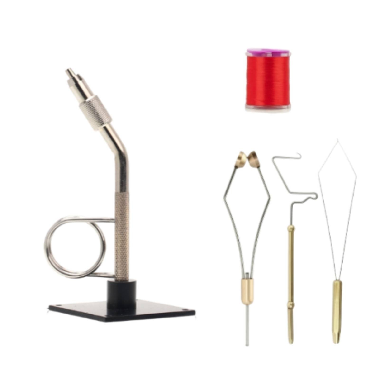 5 Pieces Fly Tying Vise Detachable Fly Tying Vise with Tool Kit Smooth