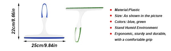 2 Pcs Shower Squeegee for Shower Glass Doors,Car Window Windshield Mirror Tile