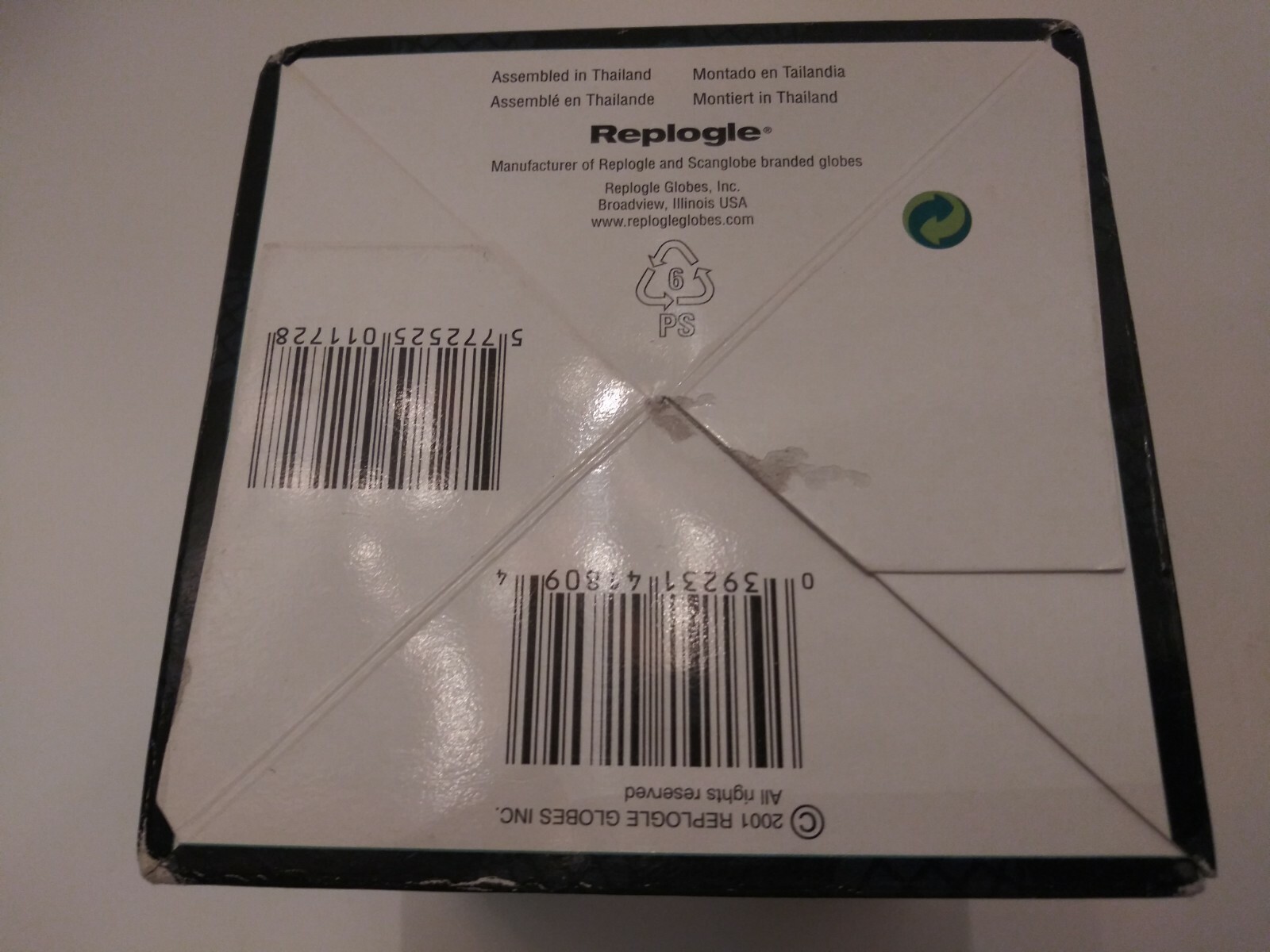 Replogle Wonder World Globe 4 3/8" - Rotates - New in Box