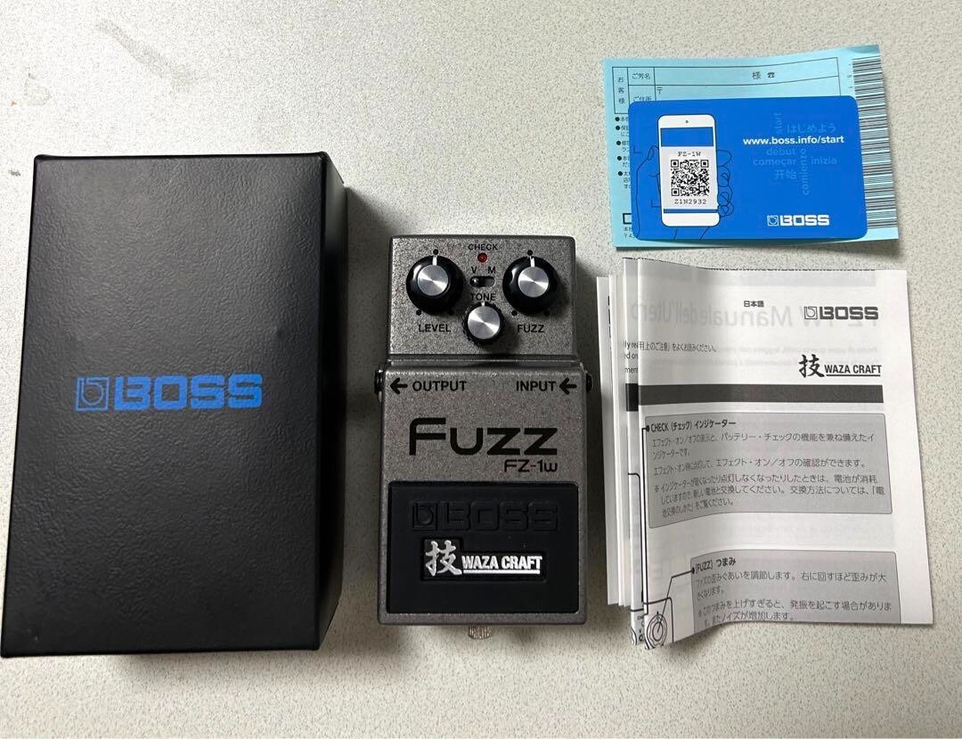 Boss FZ-1W Fuzz Waza CraftGuitar Effects Pedal w/box w/tracking New