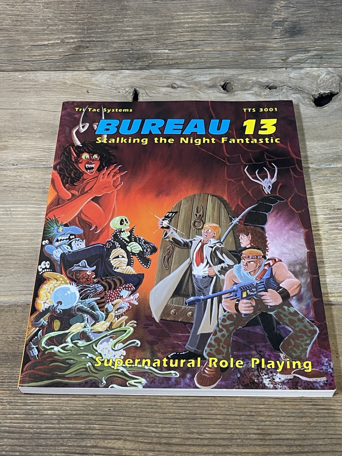 BUREAU 13 SUPERNATURAL ROLE PLAYING STALKING THE NIGHT FANTASTIC BOOK TTS 3001