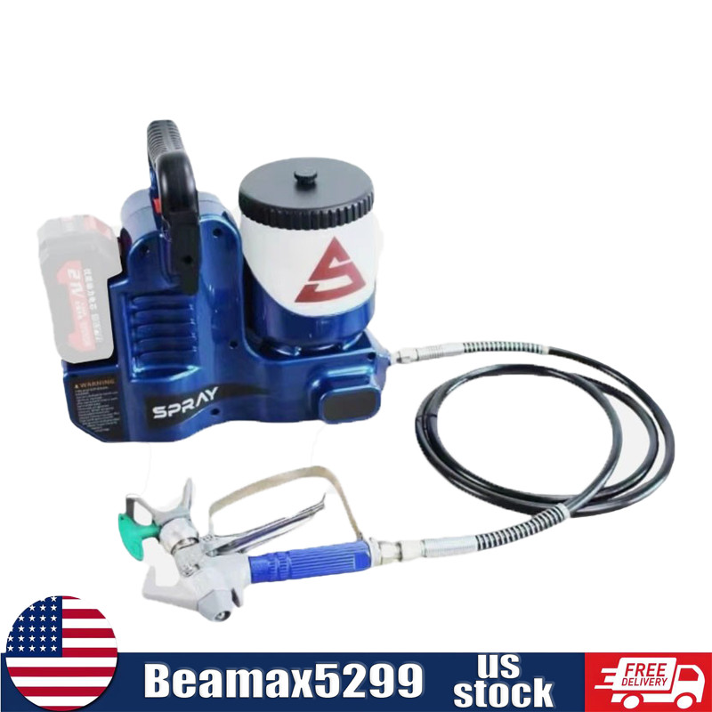 Airless Paint Sprayer Sprayer for Makita Wall Paints Varnishes 18-21V BatteJQ