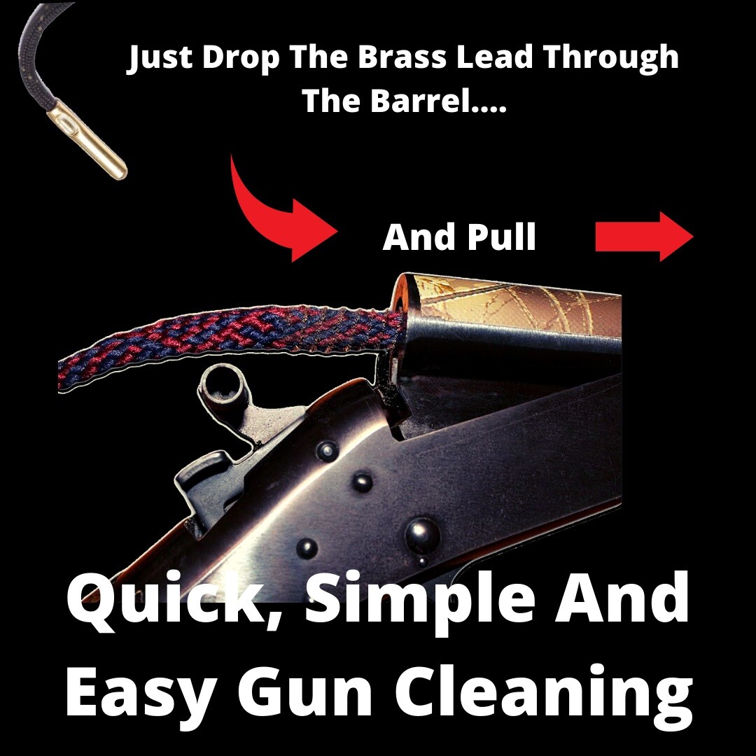 .416 .44 45/70 .450 .460 Caliber Gun Cleaning Bore Rope Kit - Fast Free Shipping