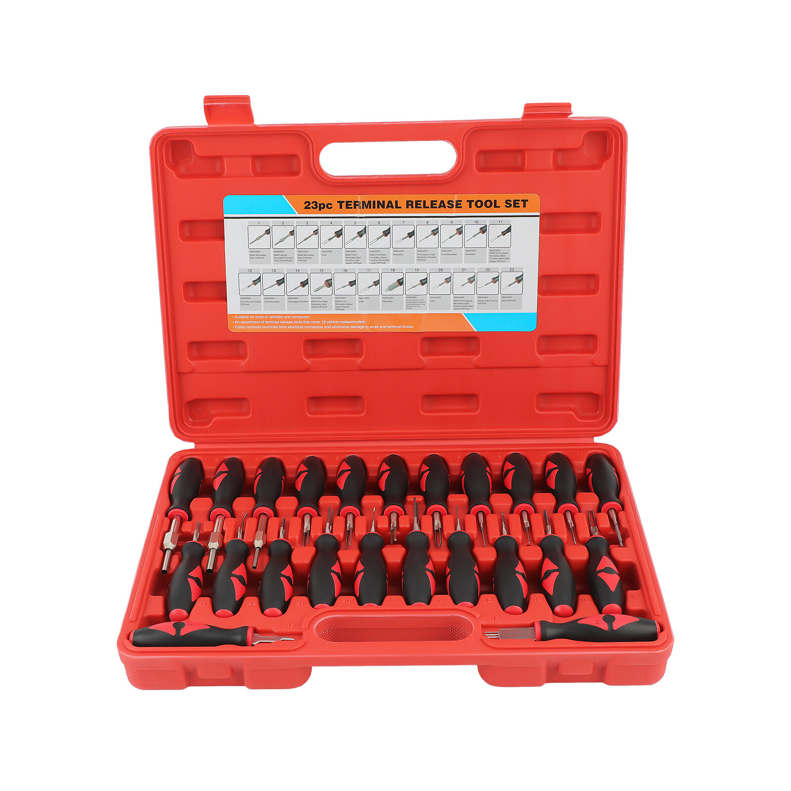 Wire Terminal Connector Release Tool Remover Crimp Pin Extractor for Audi VW