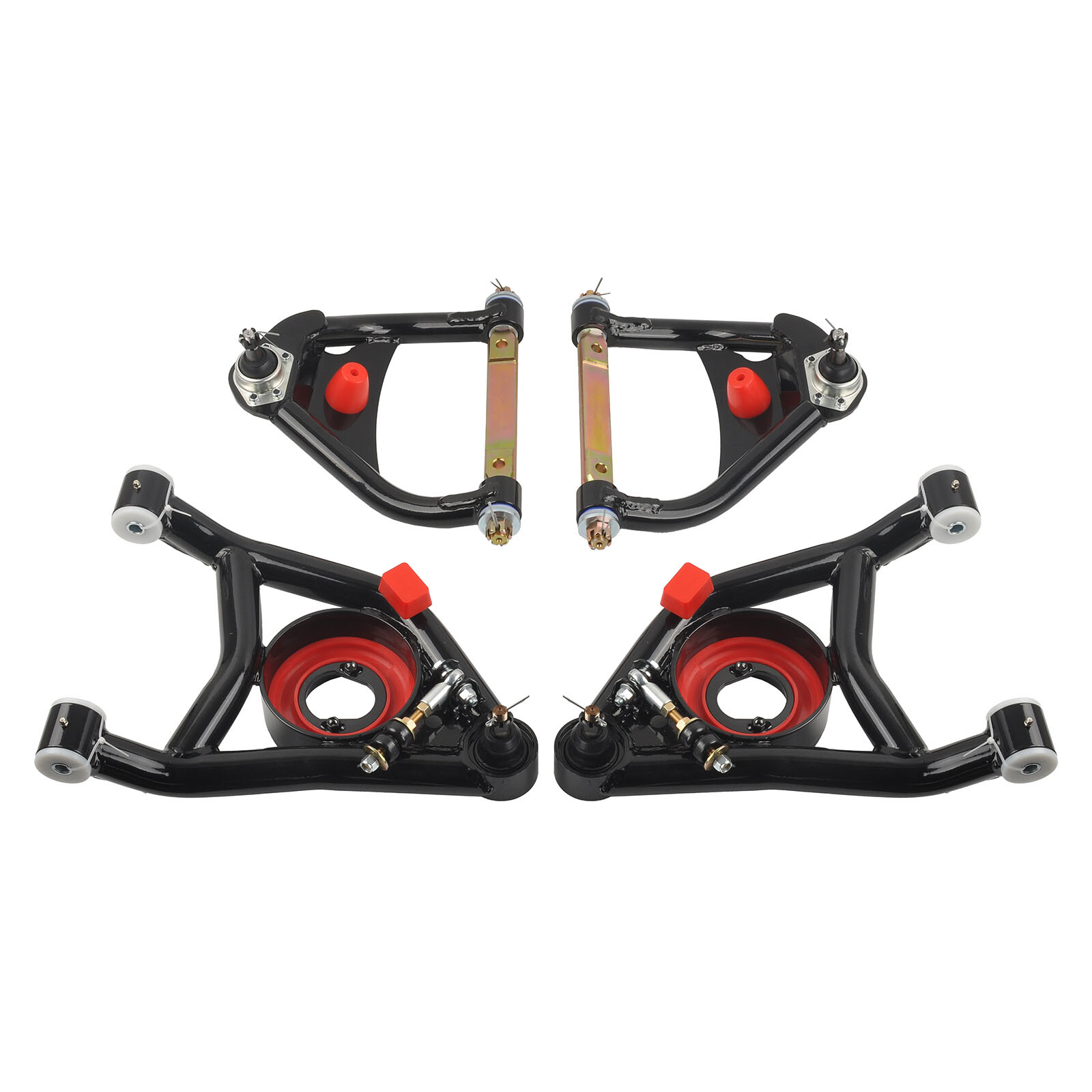 For 64-72 Chevrolet El Camino Upper&Lower Tubular Control Arms A Body Heavy Set