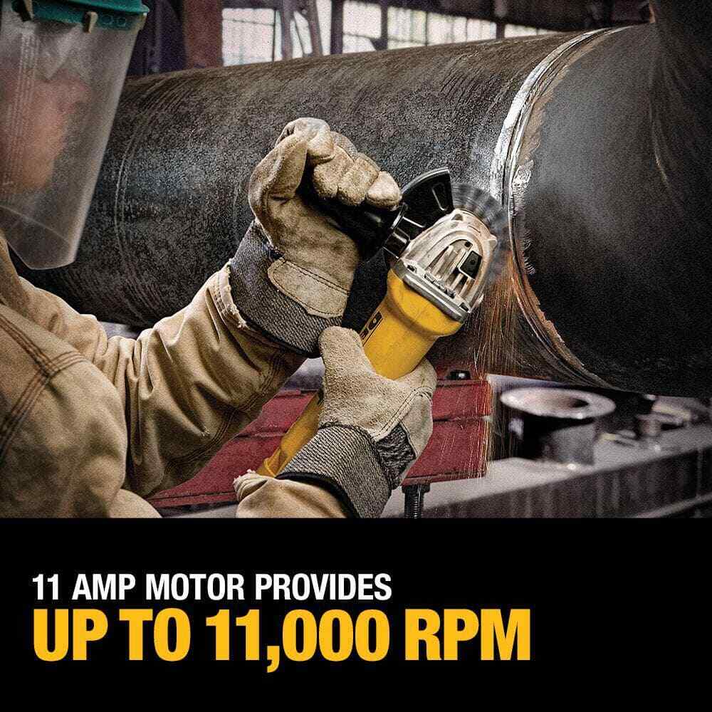 DEWALT 11 Amp Corded 4.5 in. Small Angle Grinder