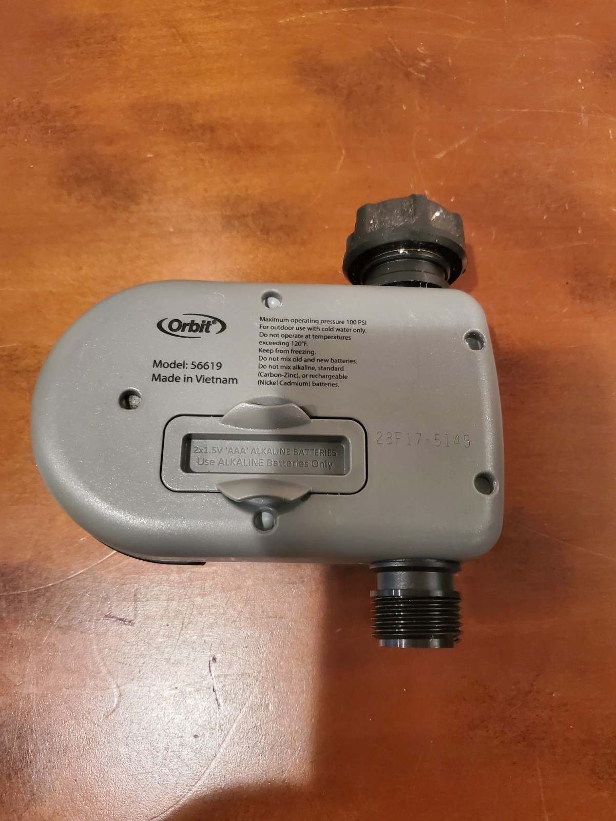Orbit 1-Outlet Programmable Hose Watering Timer Sprinkler Timer 56619