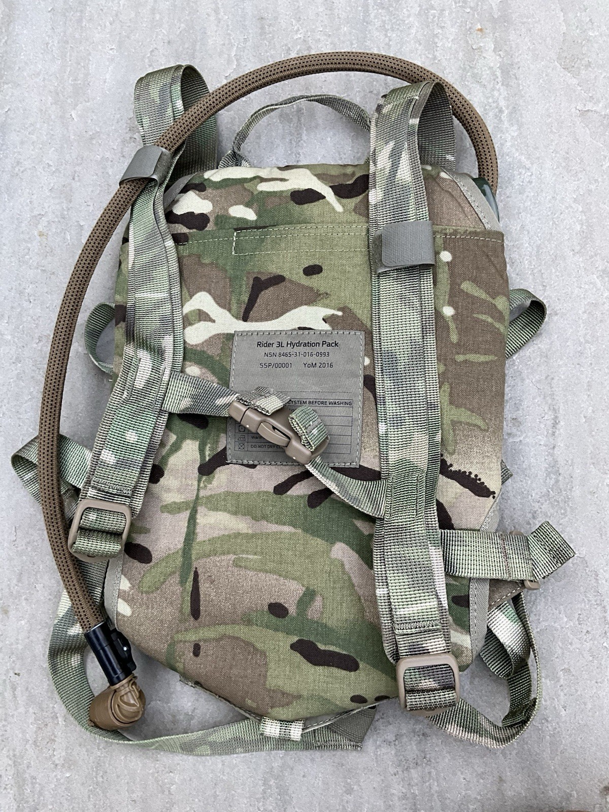 British Army MTP Rider 3L Hydration Pack