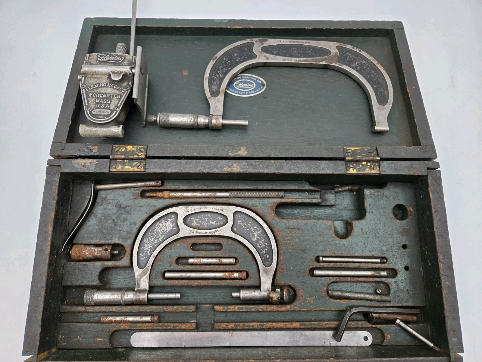 Fleming Mfg Micrometer Set In Box Plus