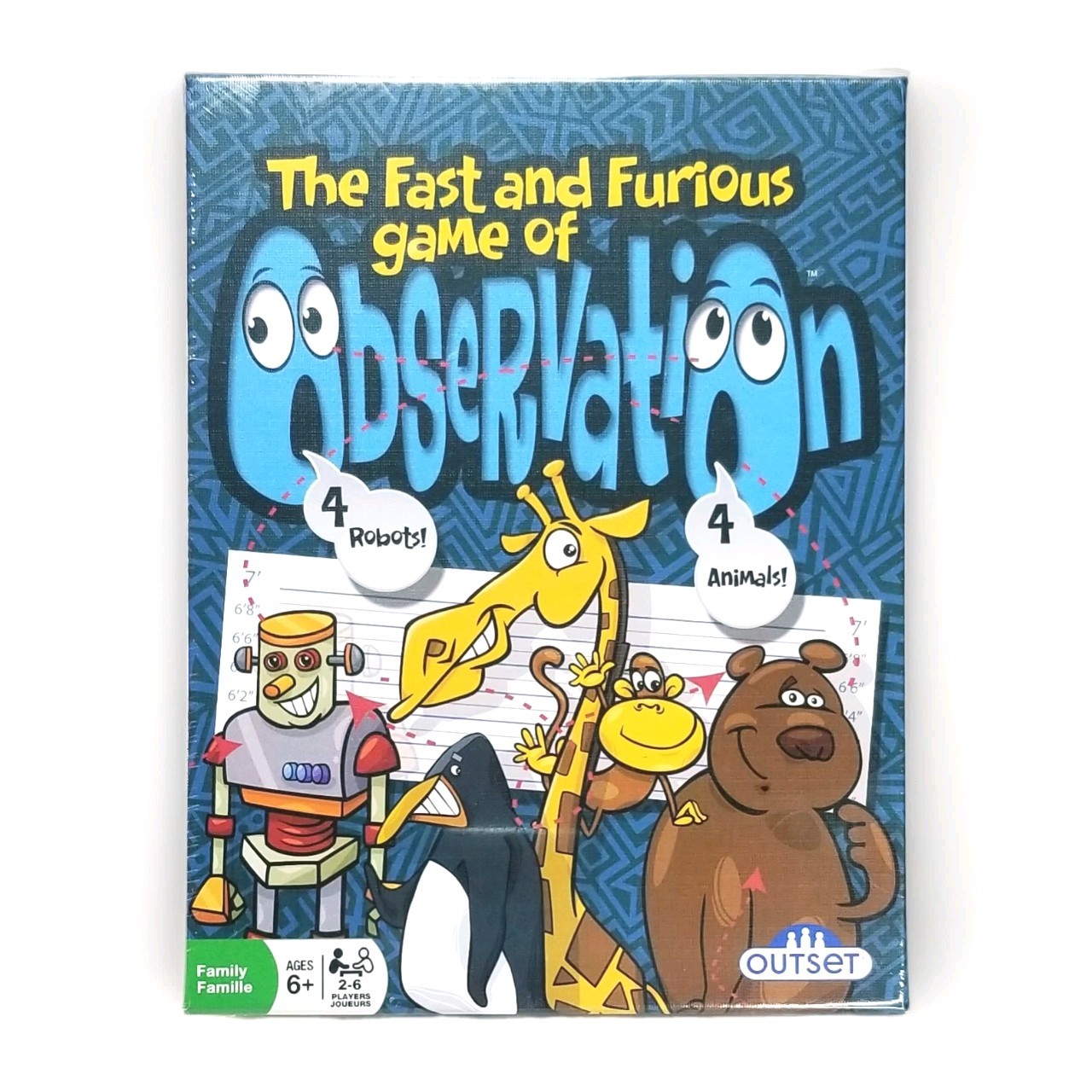 OBSERVATION Game Fast & Fun Card Game Speed Matching Collecting ▪︎ New Sealed