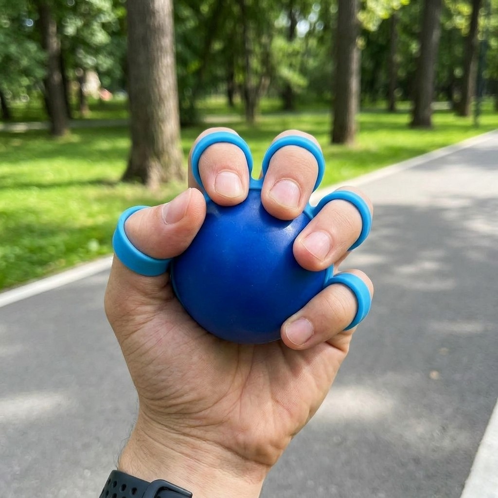 Durable Safe Grip Ball Finger Training Hand Strength Stress Relief Portable