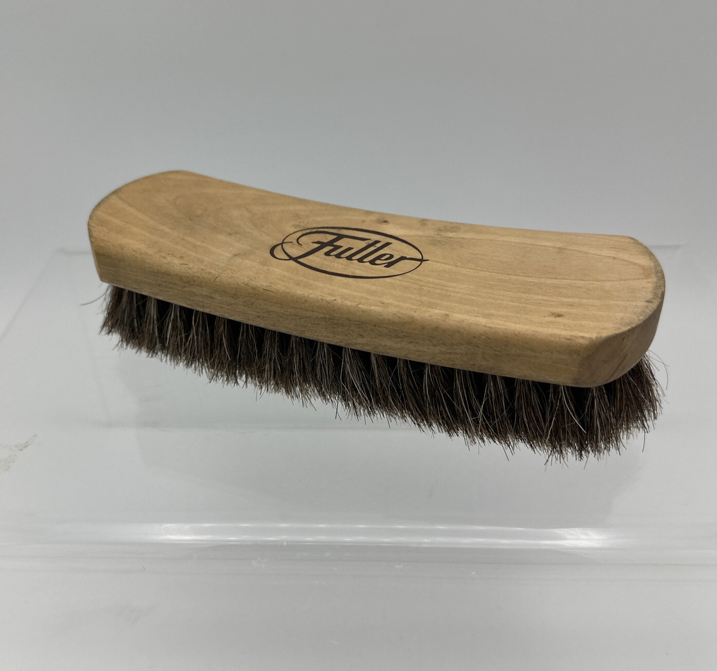 Vintage Fuller Brush Shoe Wood Natural Bristle 6.75" Lot of 2 Clean