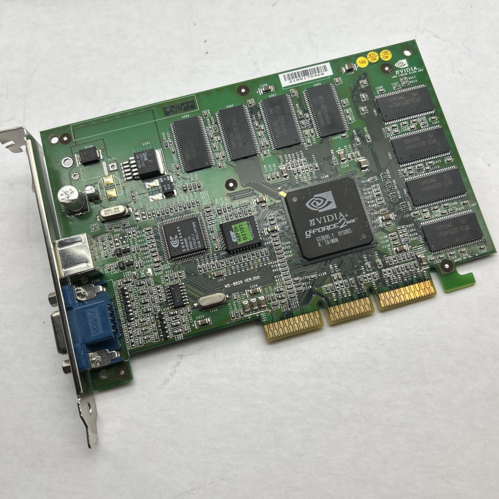 nVIDIA GeForce 2MX Model # P36 64MB AGP VGA Video Card w/Warranty S-Video TV-Out
