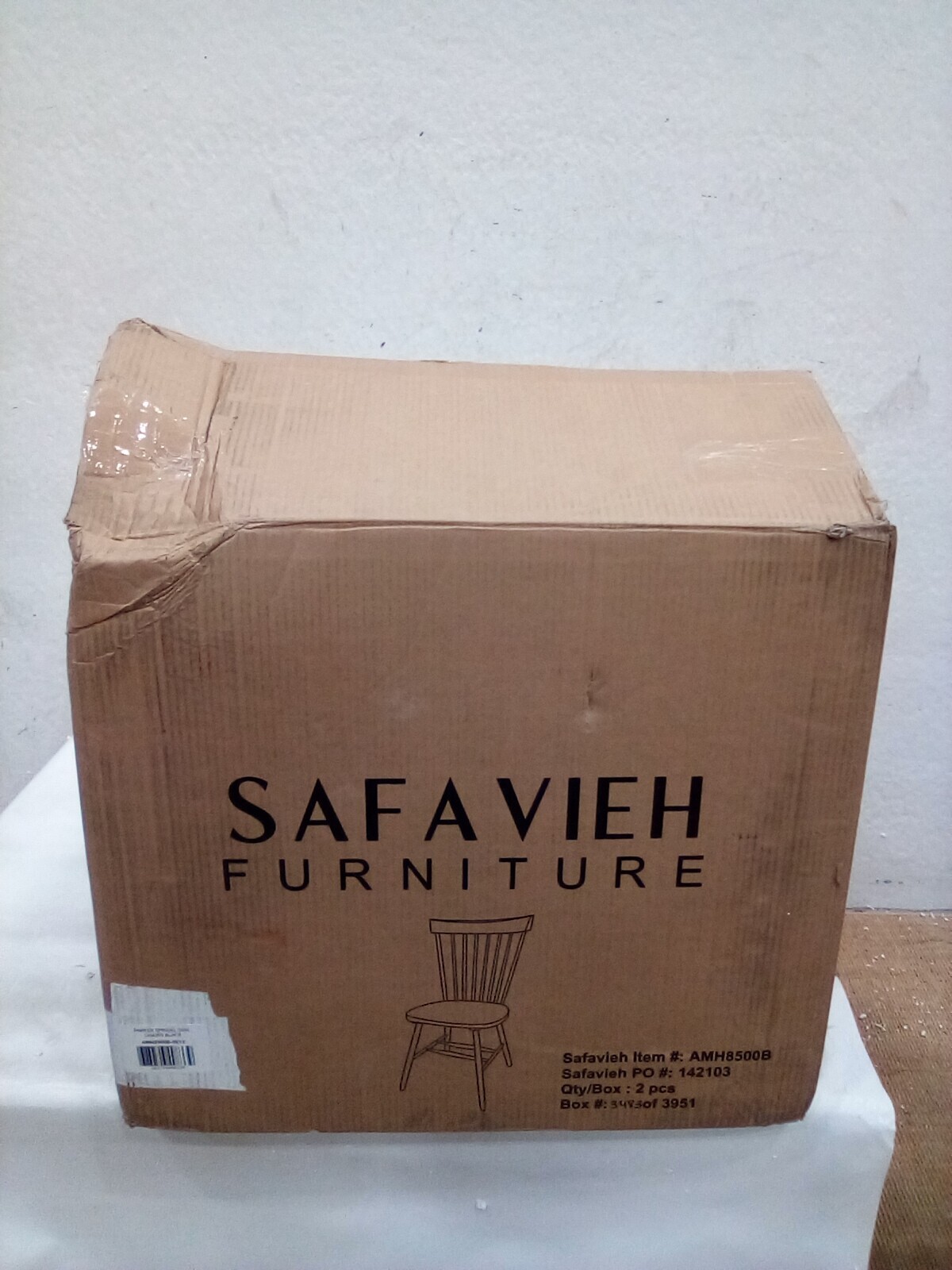 Safavieh PARKER SPINDEL SIDE CHAIR, Reduced Price 2172728446 AMH8500B
