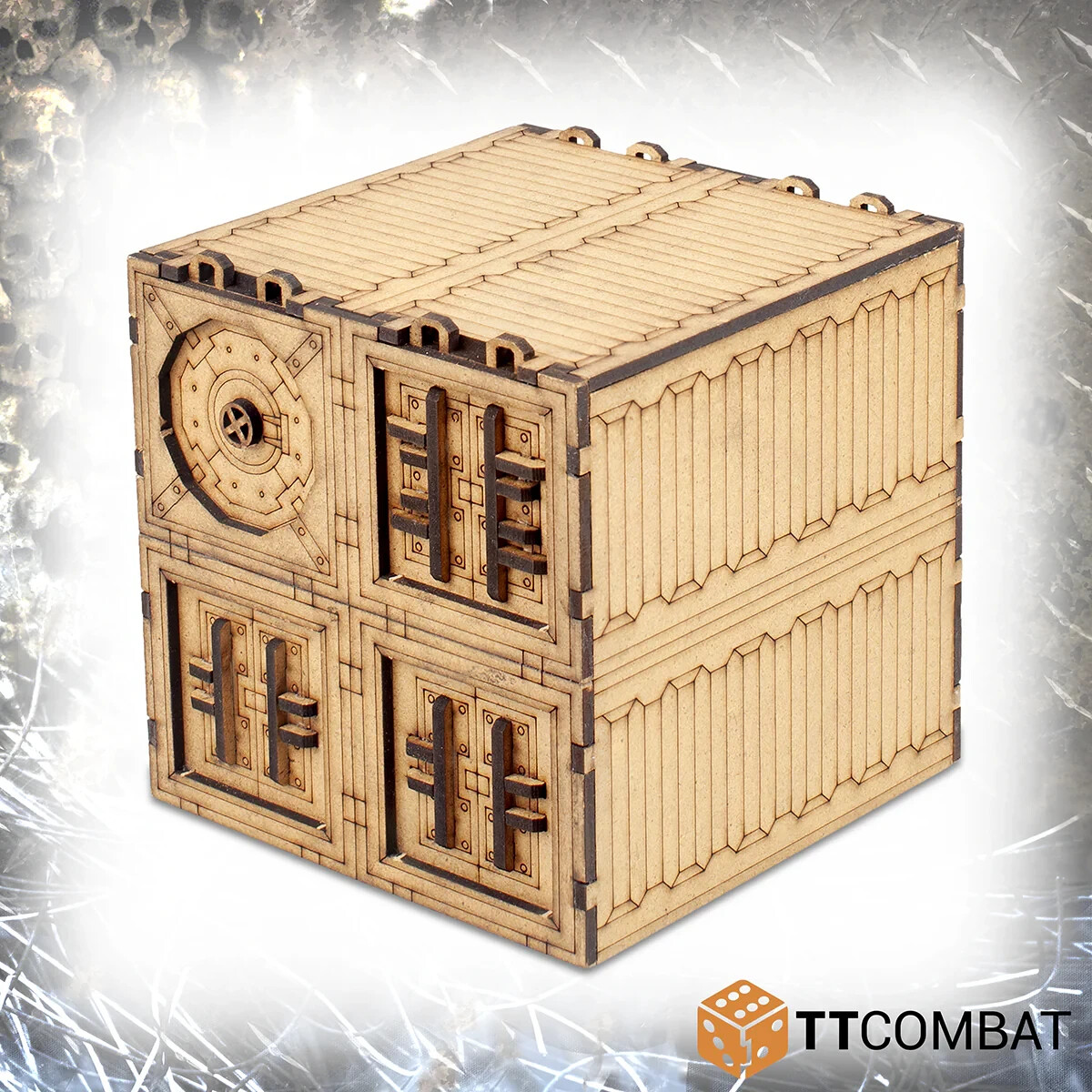 TTCombat TTSCW-SFG-166 Goliath Container Wall (Sci-Fi Gothic) Terrain Kit