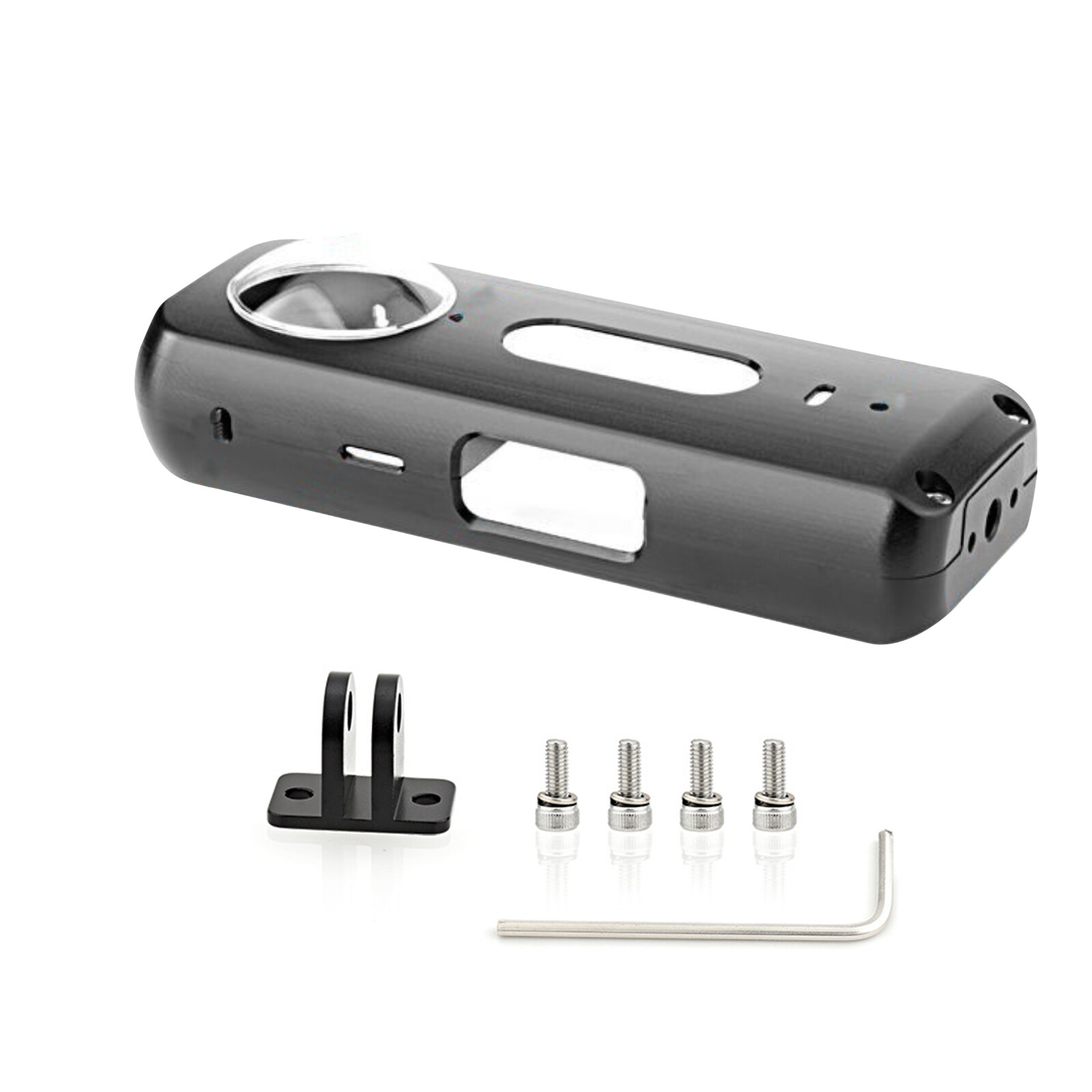 Aluminum Anti-Drop Protective Metal Cage Case With Lens For Insta360 X3 Camera d