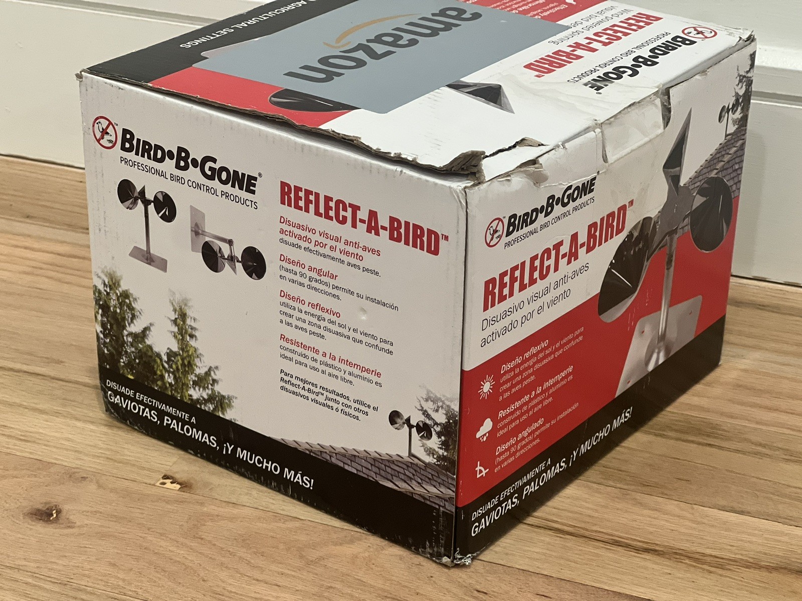 Bird B Gone - Reflect-A-Bird - Reflective Spinning Deterrent - Repels Pigeons...