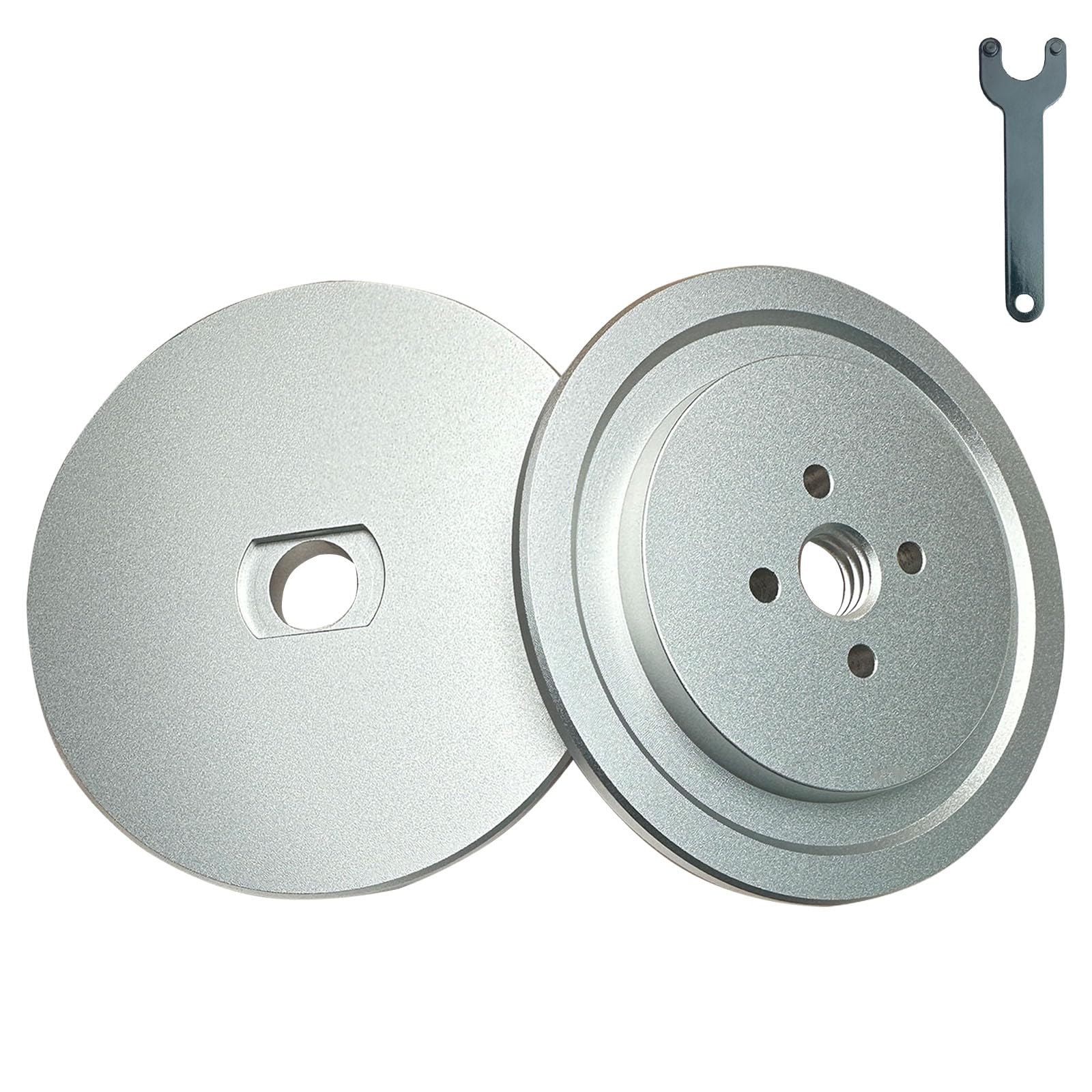 Neeki Aluminum Insertable Self-Clamping Safety Flange for Airway Buffing & Polis