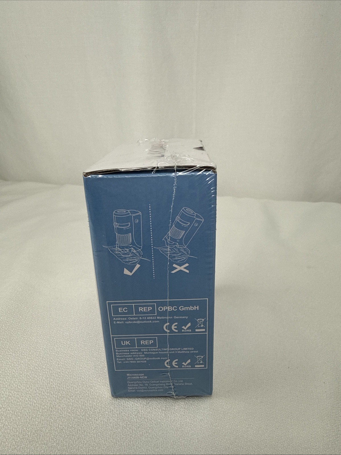 LAKWAR Mini Pocket Microscope 60x–120x, Portable Handheld, New & Sealed