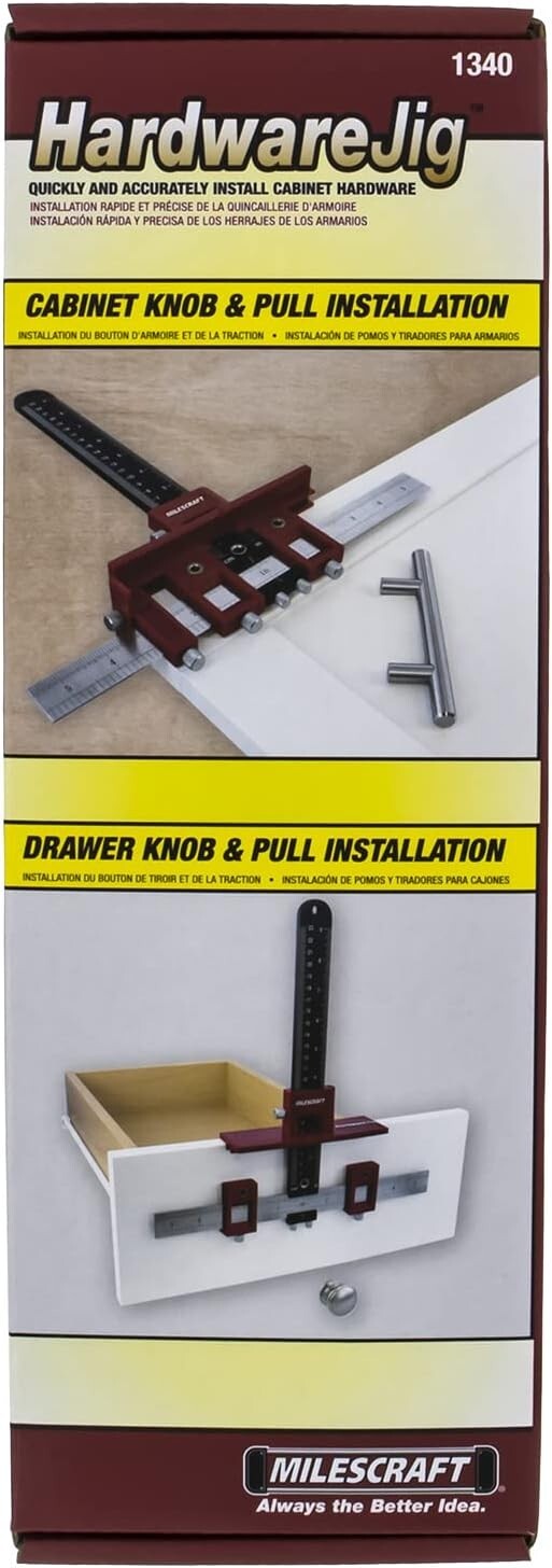 1340 Hardware Jig � Adjustable Drill Guide To Quickly Install Cabinet/drawer Han