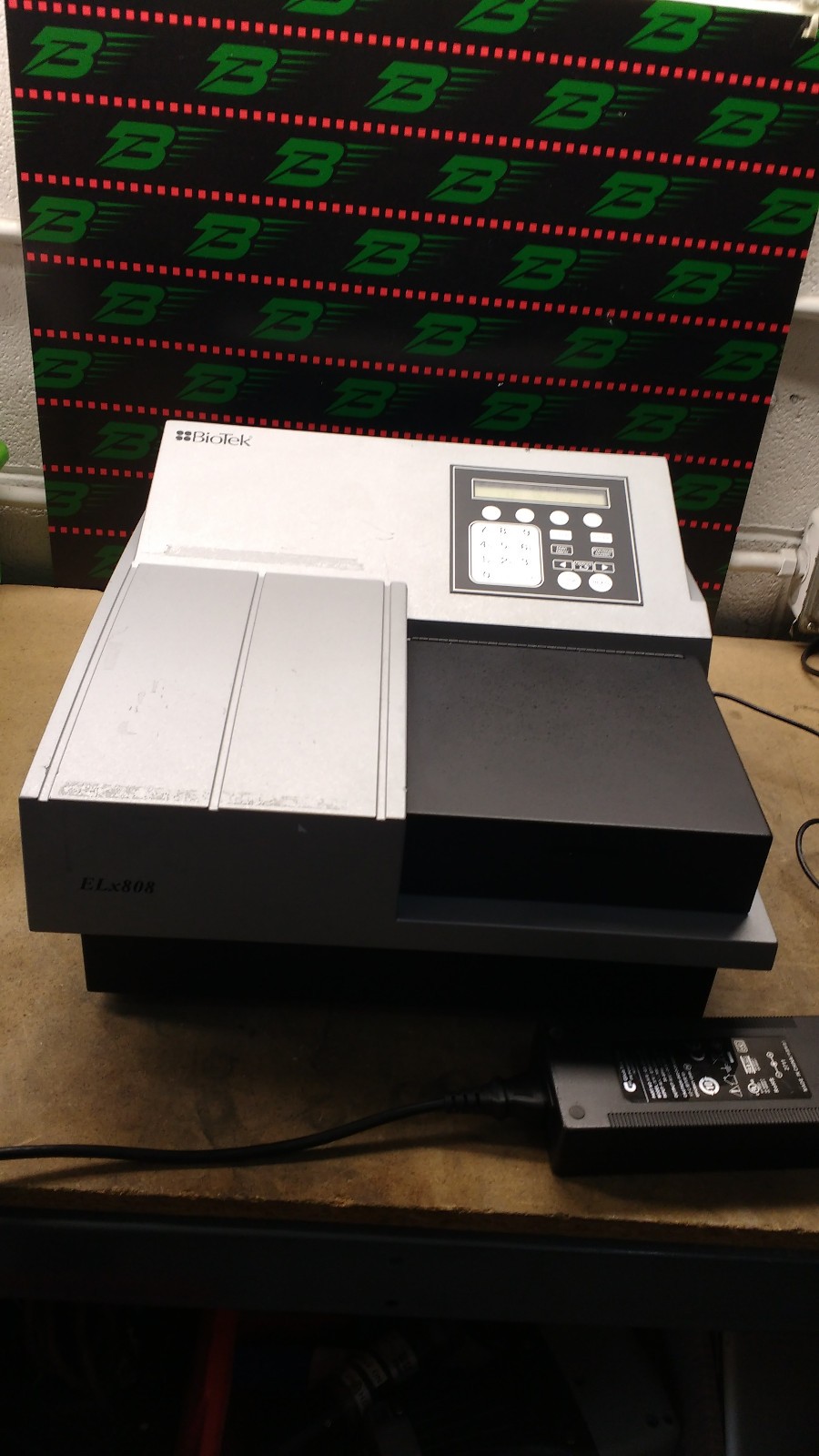 BioTek ELx808 Absorbance Microplate Reader with Power Supply ONLY