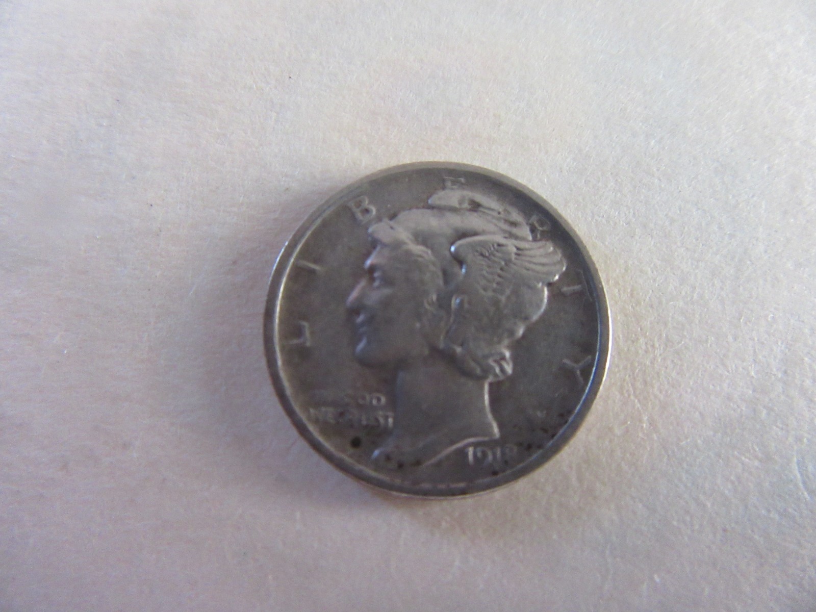 1918-D Mercury Dime VF Condition- KEY DATE [ACTUAL COIN] 90% Silver ~FREE SHIP~