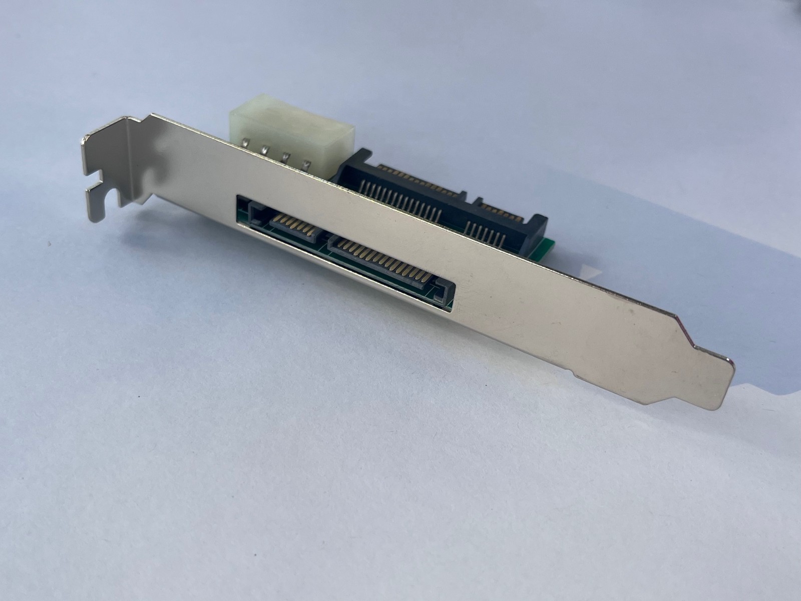 SATA to SATA Slot Plate Adapter for External SATA Devices (No eSATA)