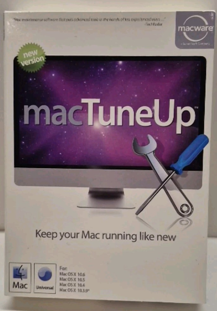 Macware MacTuneUp 3.6.1 For Mac OS X 10.3.9 - 10.6 LNOB