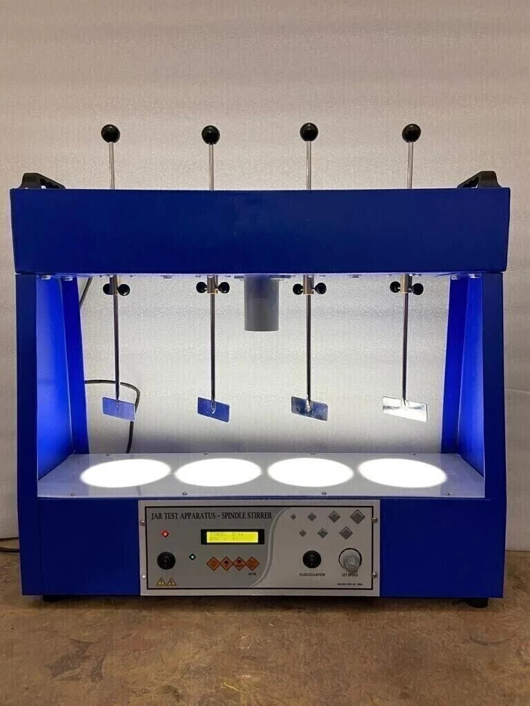 Flocculation Digital Jar Test Apparatus 4 Spindle with expedite shipping