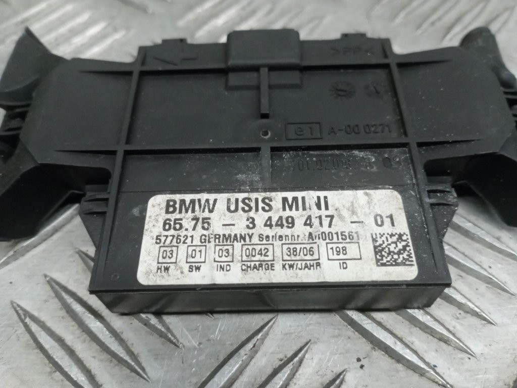 MINI HATCH COOPER S E4 4 DOHC 2006-2010 ROOF ALARM SENSOR