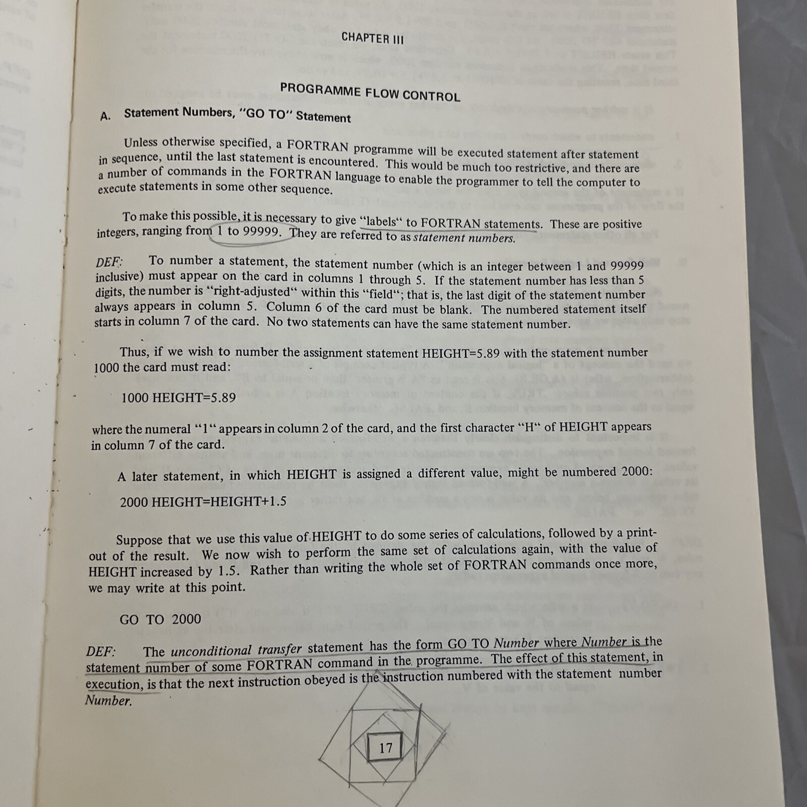 1968 Introduction to Fortran IV Programming Softcover Book John M. Blatt