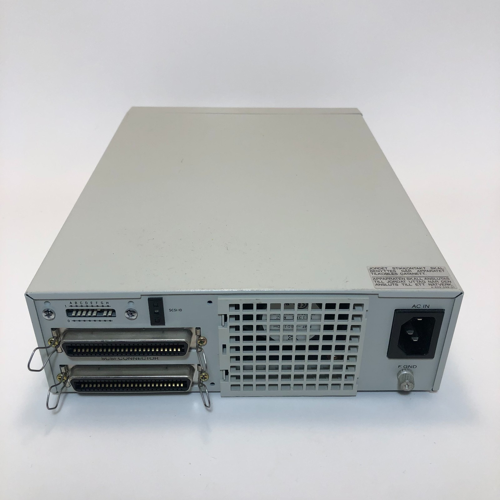 Sony RMO-S551 External MO Disk Drive Unit SCSI Untested (For Parts)