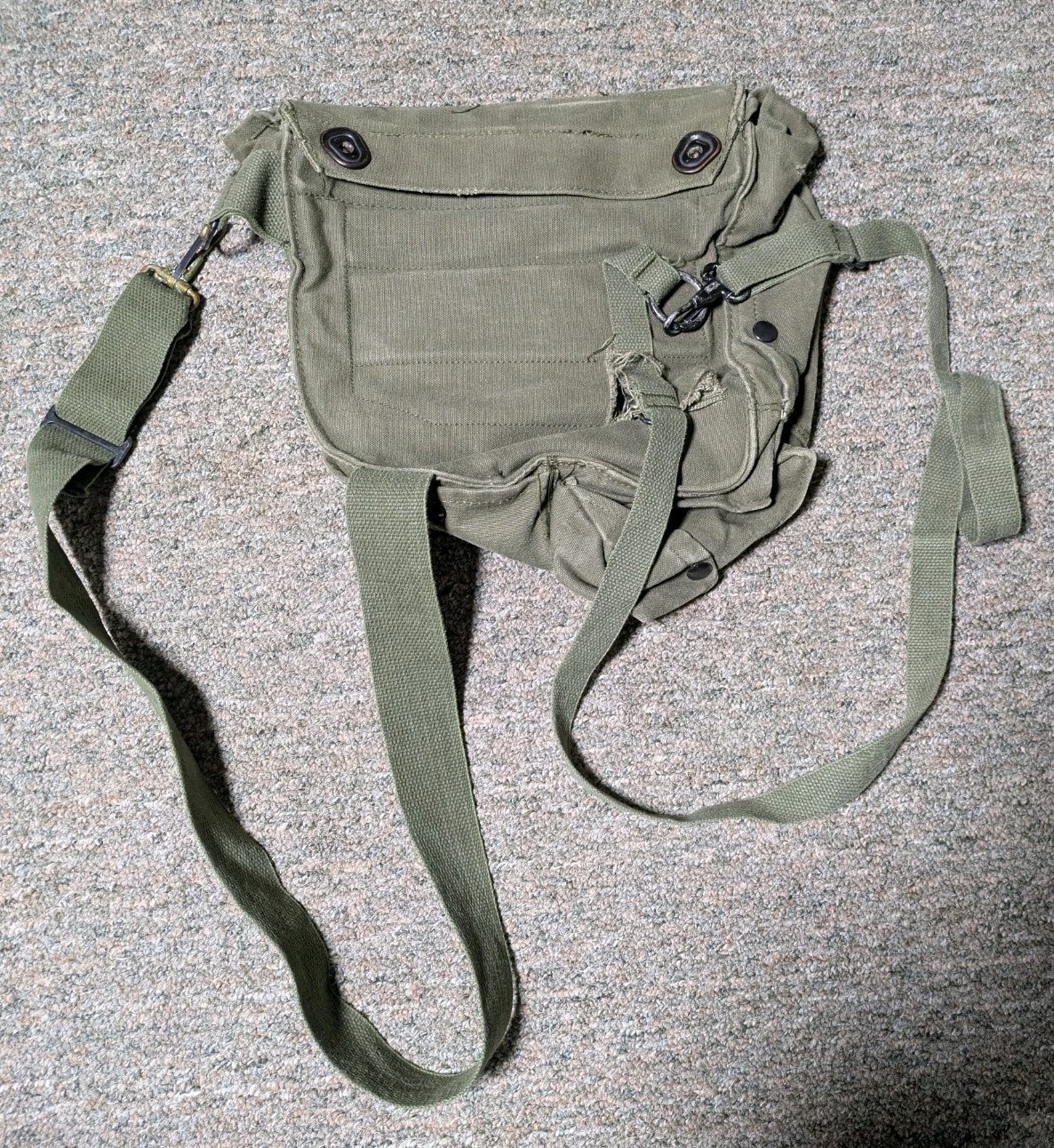 US Army Military M-17A1 Chemical-Biological Field Protective Mask Carry Bag Only