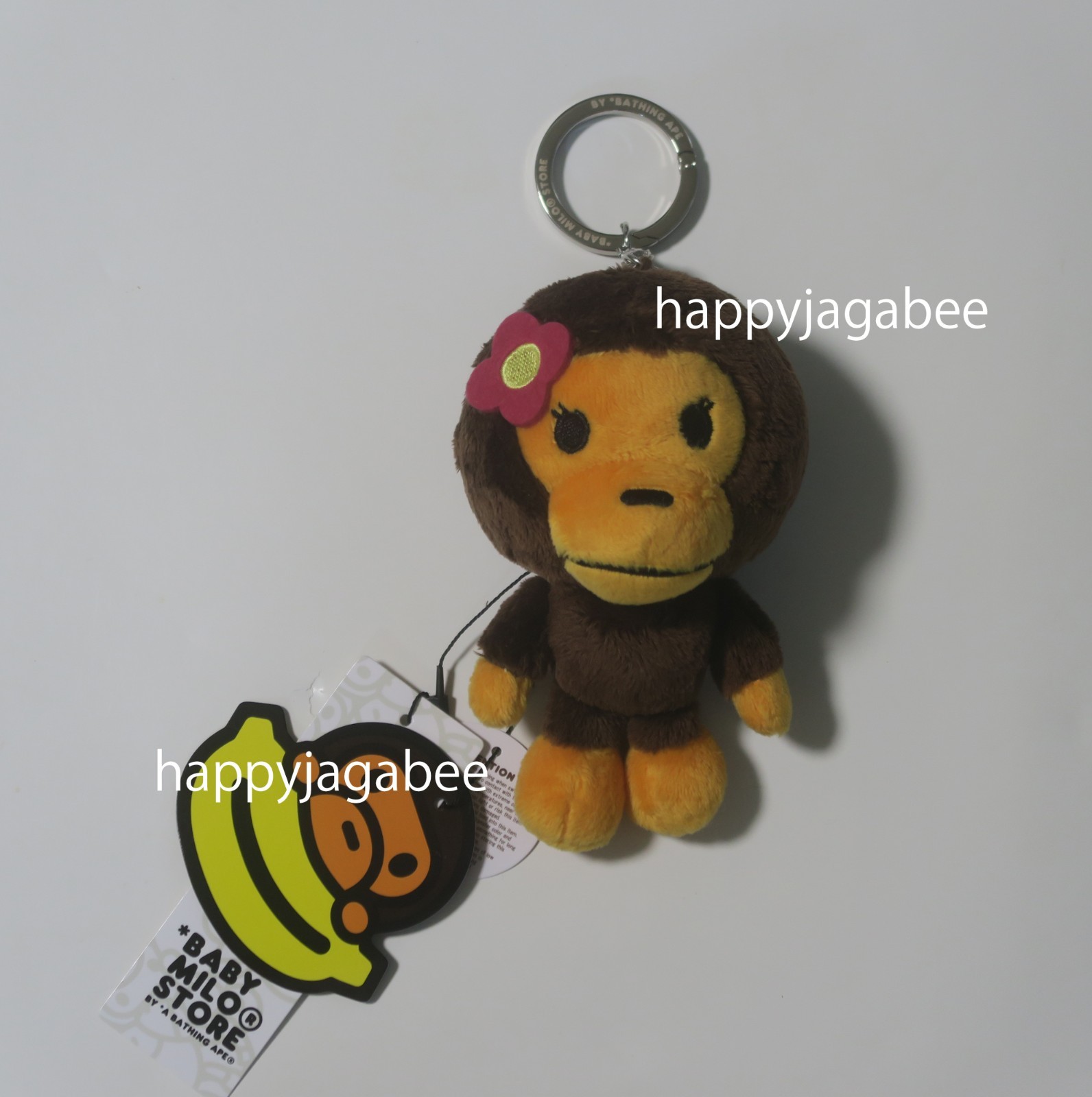 * A BATHING APE BABY MILO STORE Goods BABY LISA PLUSH DOLL KEYCHAIN AL70182306