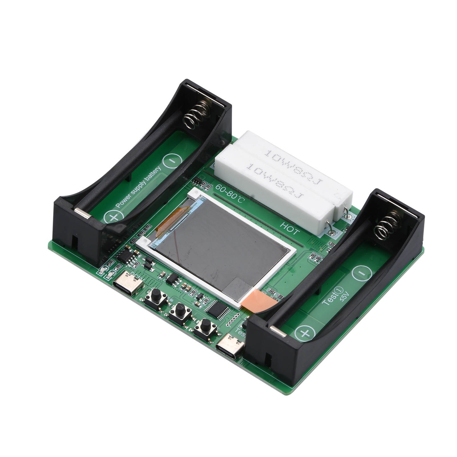 1*18650 Battery Capacity Tester internal Resistance Detector Auto Charging