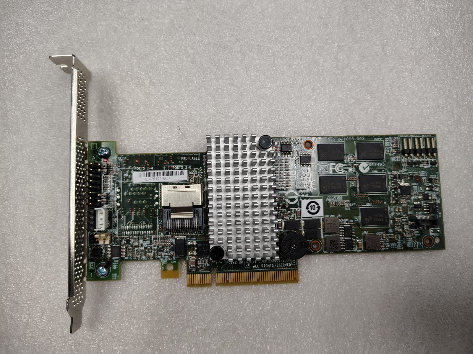 LSI MegaRAID 9260-4i 6Gb/s PCI-e SAS/SATA RAID Controller FP