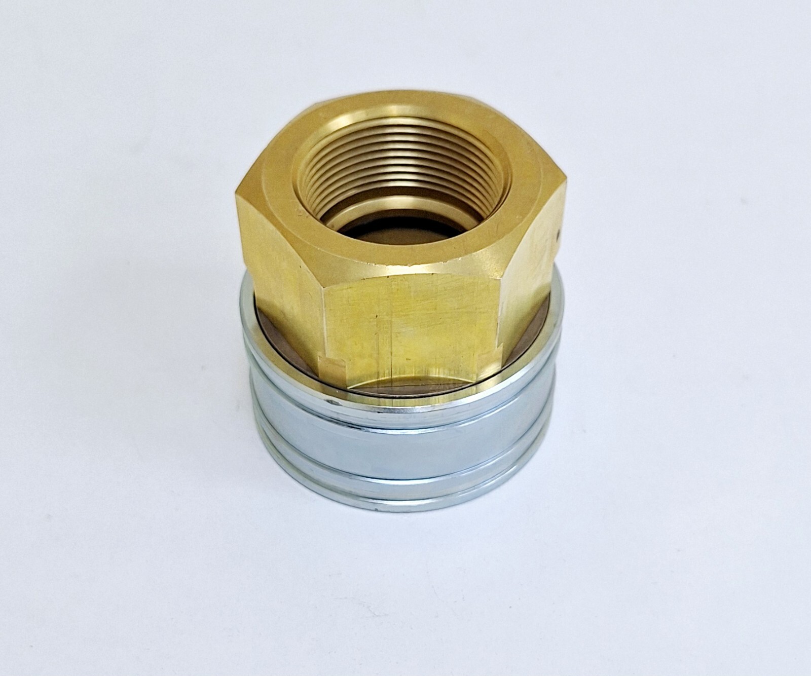 Eaton 12-ST Hansen Series Brass Straight Through Ball Lock Hydraulic Fitting