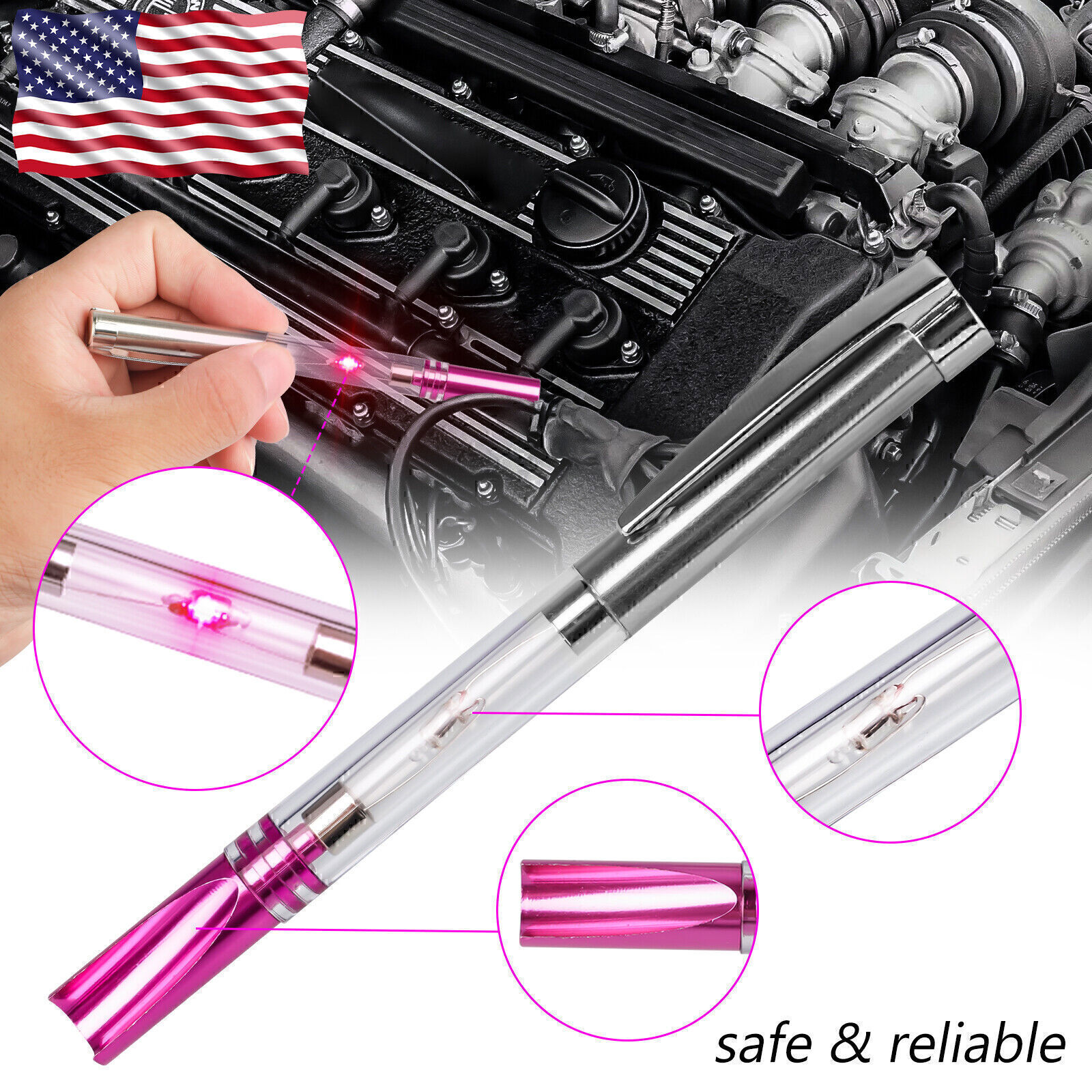 Ignition System Coil Engine In Line Auto Diagnostic Test Tool Spark Plug Tester!