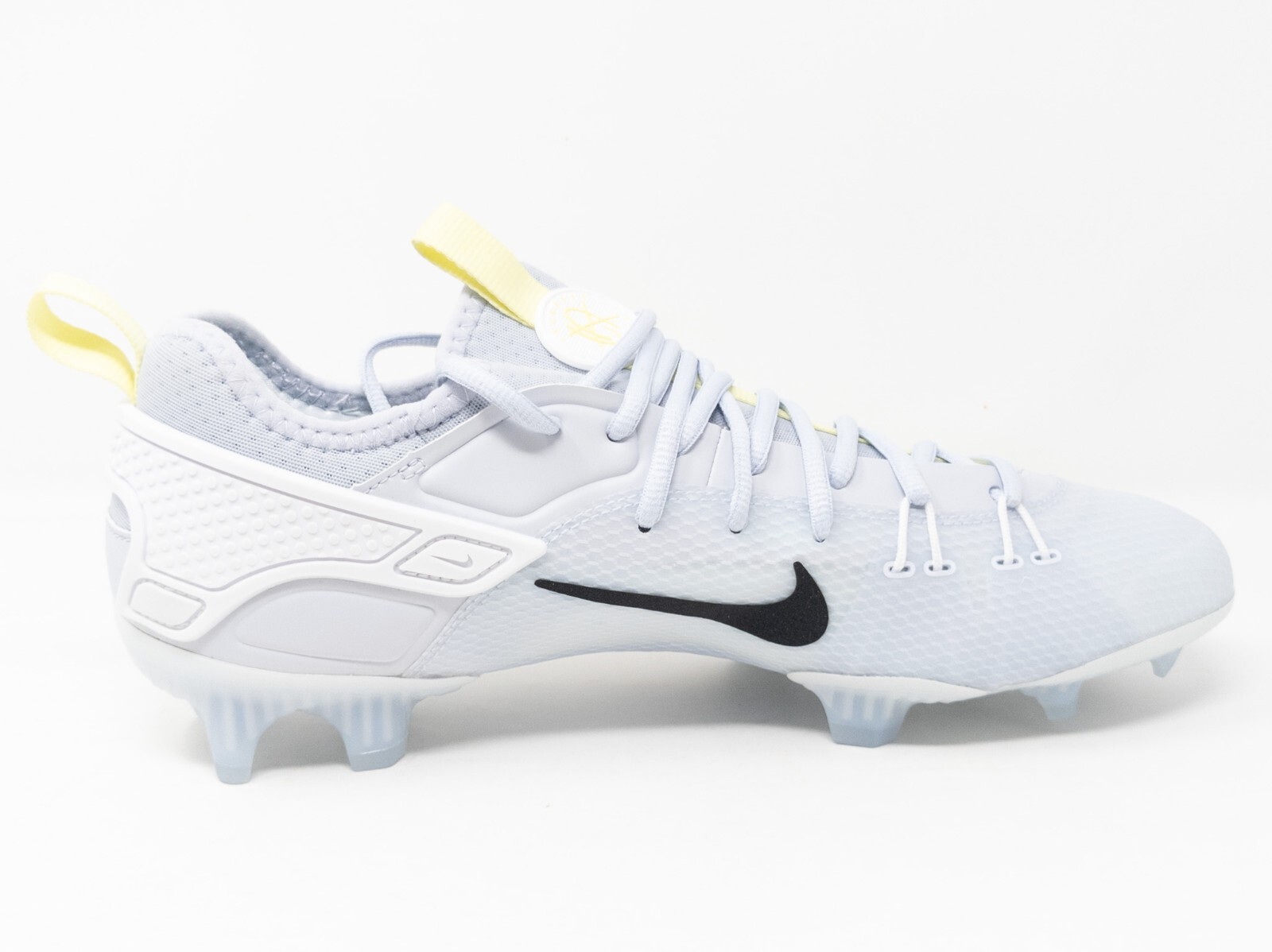 [Sz 11.5] Nike Huarache Elite 9 Low LAX Lacrosse Cleats Grey FV6147-001 Men's