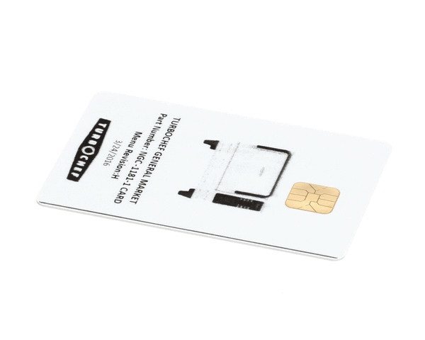 NGC-1181-1 CARD Turbochef Menu Card,Programmed, Ngc Genuine OEM