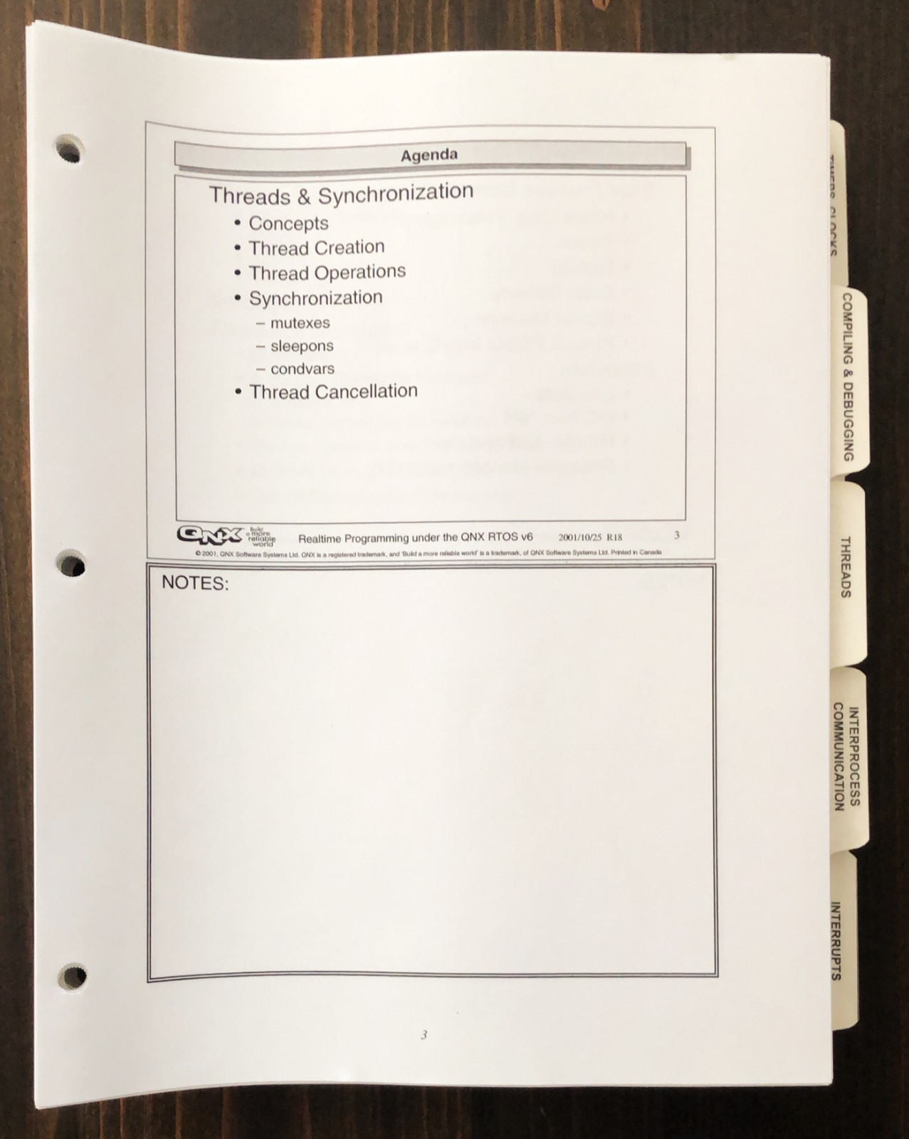 QNX Software Systems - Realtime Programming Under The QNX RTOS Course Handout